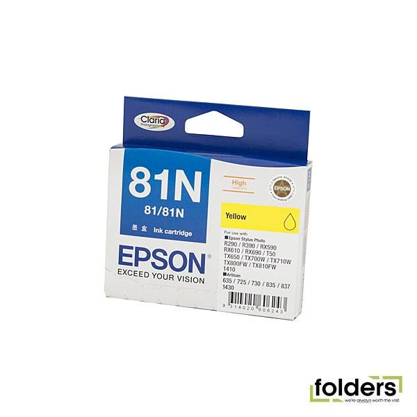Epson 81N HY Yellow Ink Cartridge - Folders