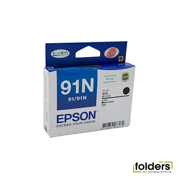 Epson 91N Black Ink Cartridge - Folders