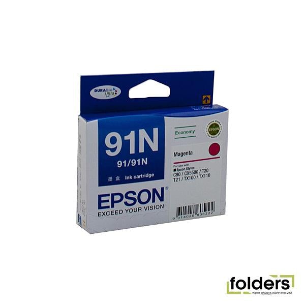Epson 91N Magenta Ink Cartridge - Folders