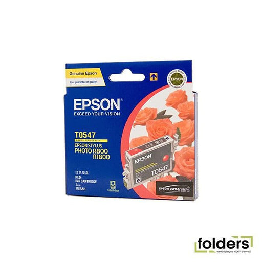 Epson T0547 Red Ink - Folders