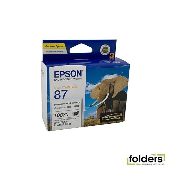 Epson T0870 Gloss OptimiserInk - Folders