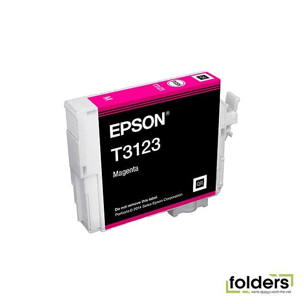 Epson T3123 Magenta Ink Cartridge - Folders