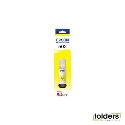 Epson T502 Yellow Eco Tank Ink - Folders