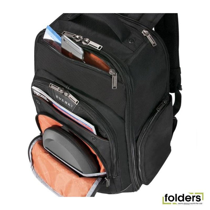 EVERKI Atlas Wheeled Laptop Backpack. Fits Notebooks 13-17.3'. - Folders