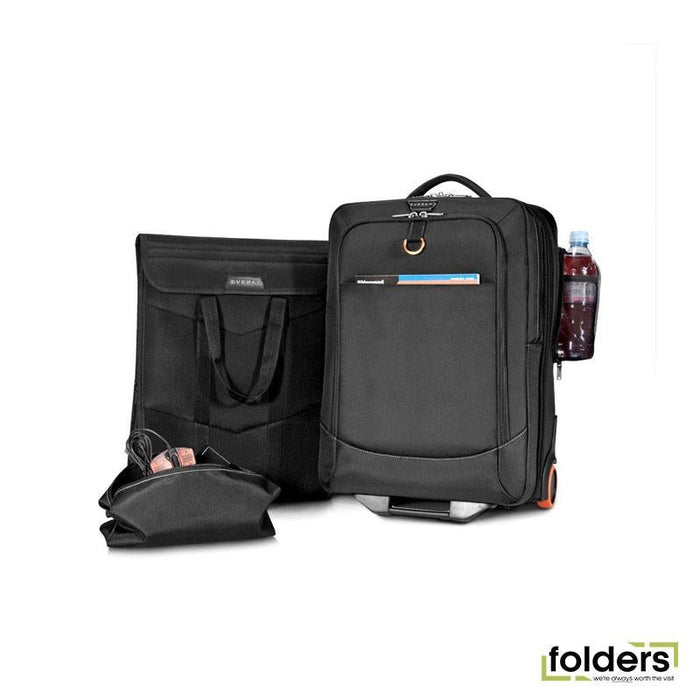 EVERKI Wheeled 420 Laptop Trolley Bag. Designed to Fit 15" to 18.4" - Folders