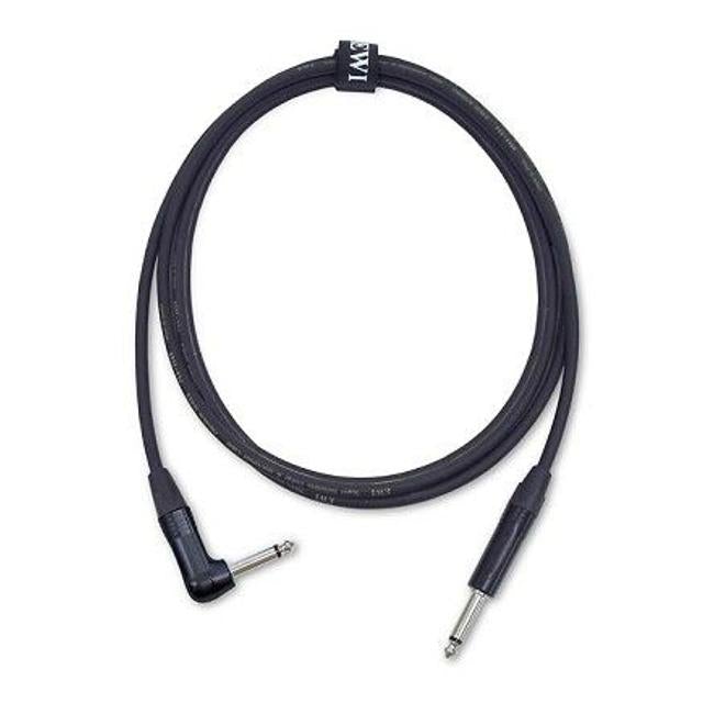 EWI Instrument Cable Str To R/Angled Neutrik X 20 Ft Black