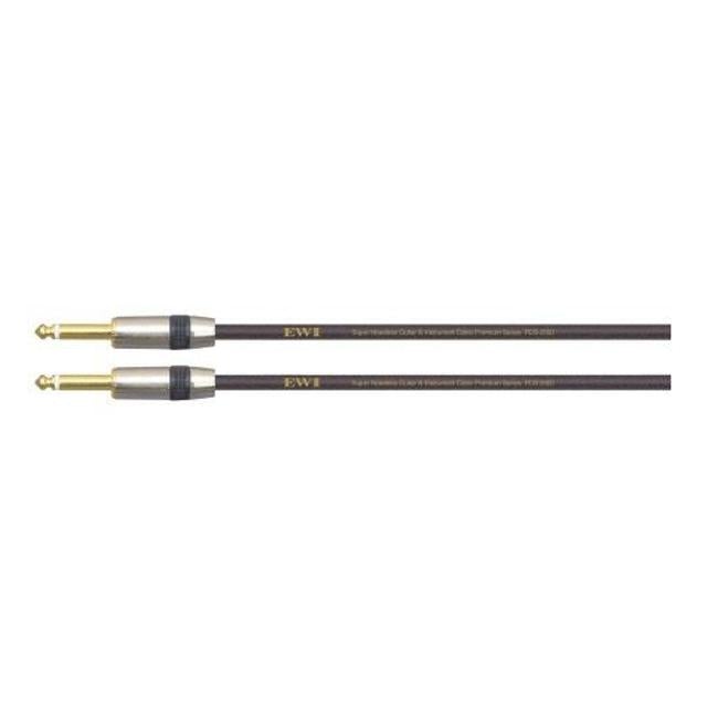 EWI Instrument Cable Straight 20 Ft Black