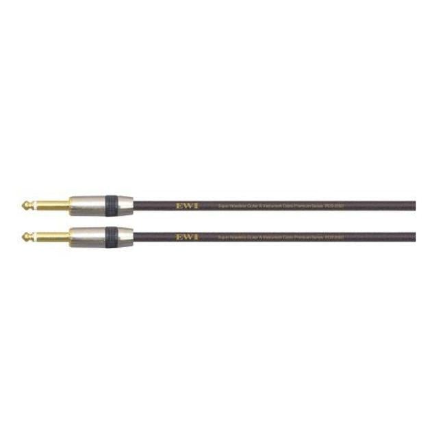 EWI Instrument Cable Straight 30 Ft Black