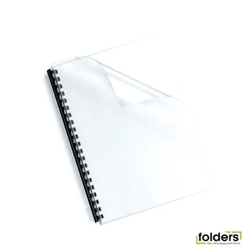 Fellowes Binding Covers A4 200mic Clear Pack 100 - Folders