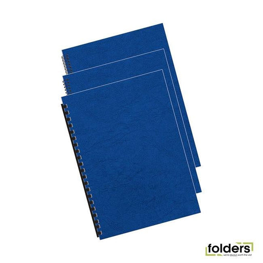 Fellowes Binding Covers A4 250gsm Royal Blue Pack 100 - Folders