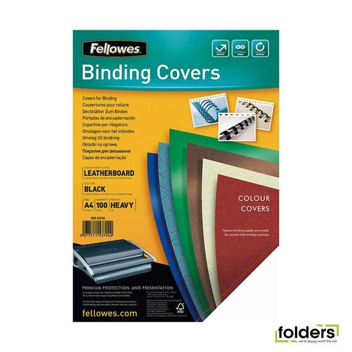 Fellowes Binding Covers A4 250gsm Pack 100 - Folders