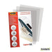 Fellowes Laminating Pouches 54x86mm 125 Micron Pack 100 - Folders
