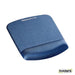 Fellowes PlushTouch Wrist Rest Mouse Pad Blue - Folders
