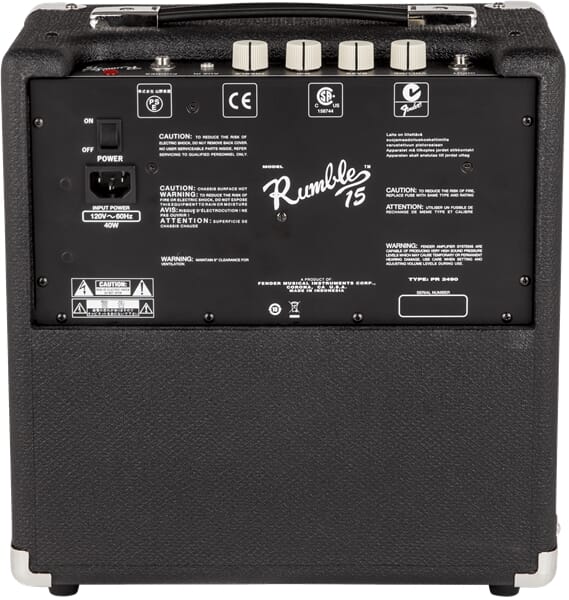 Fender Rumble 15 V3 1x8 Bass Combo Amplifier