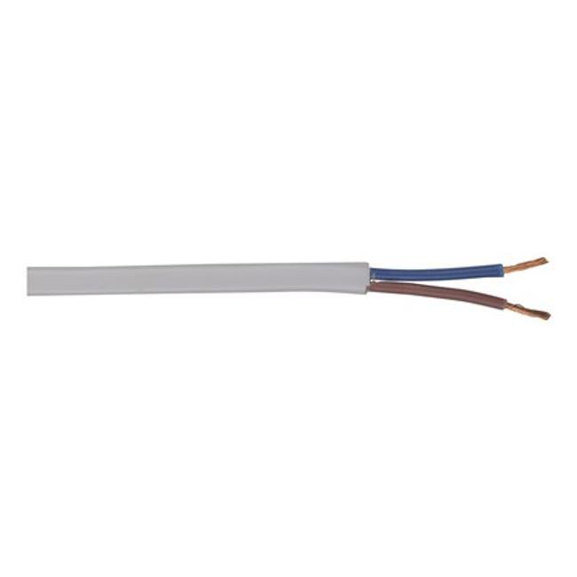 White AC Mains Fig.8 Cable (Per Metre)