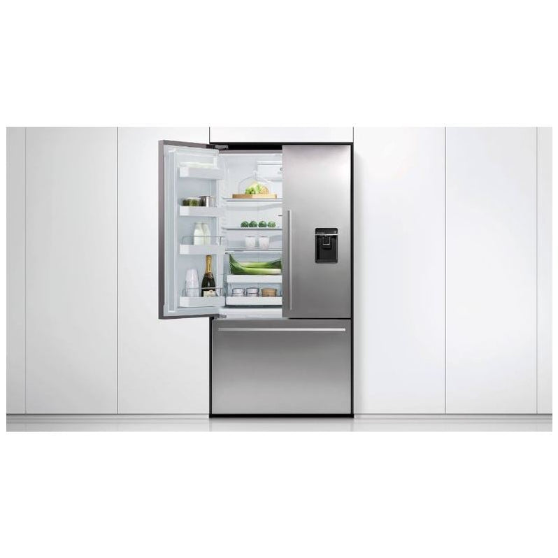 Fisher & Paykel 519L French Door Fridge with Water — Folders