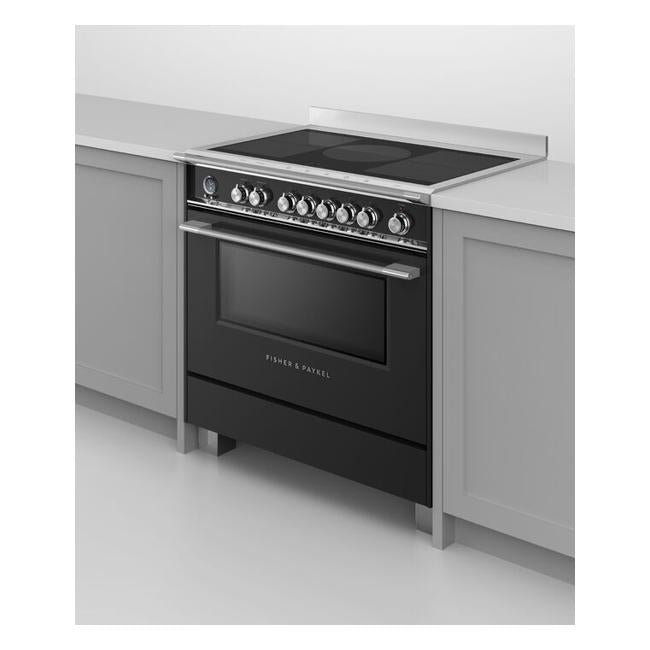 Fisher & Paykel Freestanding Cooker, Induction, 90cm, 5 Zones with SmartZone, Self-cleaning OR90SCI6B1