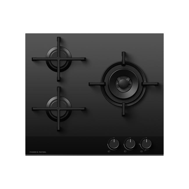 Fisher & Paykel Gas on Glass Cooktop, 60cm CG603DNGGB4