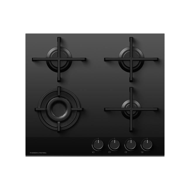 Fisher & Paykel Gas on Glass Cooktop, 60cm CG604DNGGB4