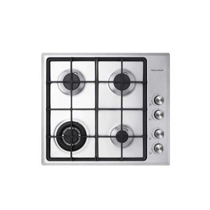 Fisher & Paykel NG Gas on Steel Cooktop 60cm (Natural Gas) - Folders