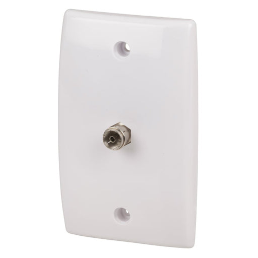 Flushmount 75 Ohm TV Wall Socket with F-Rear Connection - Folders