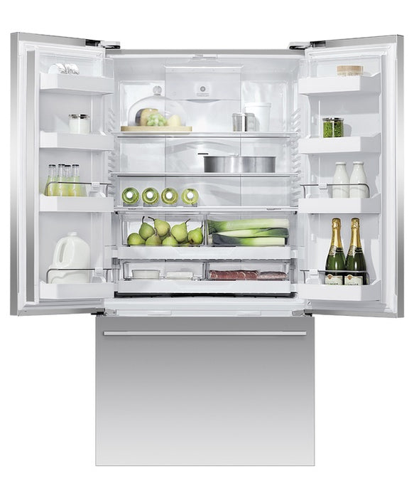 Fisher & Paykel 614L Stainless French Door Fridge Freezer