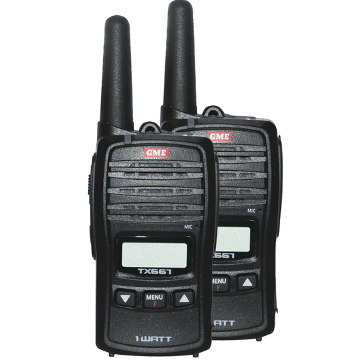 GME 1W UHF Transceiver TX667TP Twin Pack - Folders