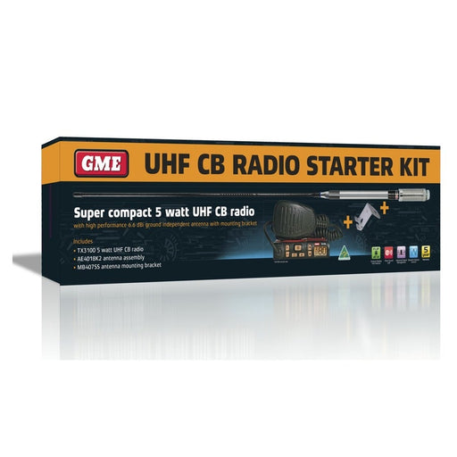 GME 5W UHF In-Dash Starter Pack TX3100VP - Folders