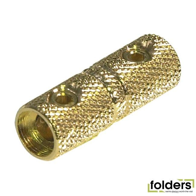 Gold plated high current cable joiners - Folders