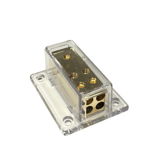 Gold Power Distribution Block - 1 in 4 out - Folders