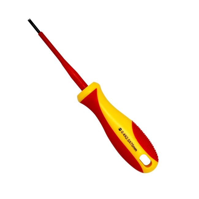 Goldtool 75Mm Electrical Insulated Vde Screwdriver. Tested To 1000