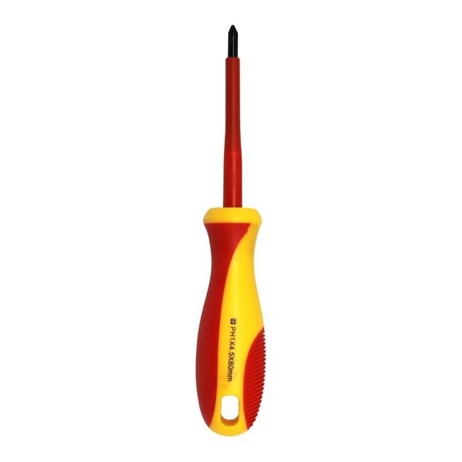 Goldtool 80Mm Electrical Insulated Vde Screwdriver. Tested To 1000