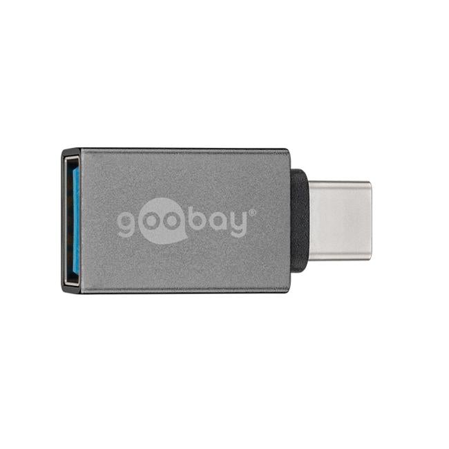 Goobay USB-C Male to USB 3.0 Female (Type A) Grey