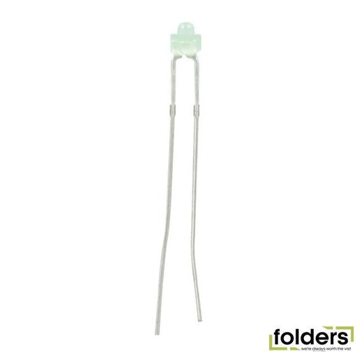 Green 2mm led 2200mcd tower type diffused - Folders