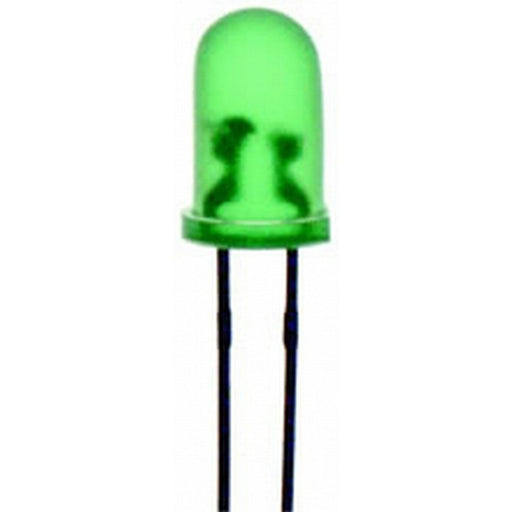 Green 5mm LED Flashing 35mcd Round Diffused - Folders