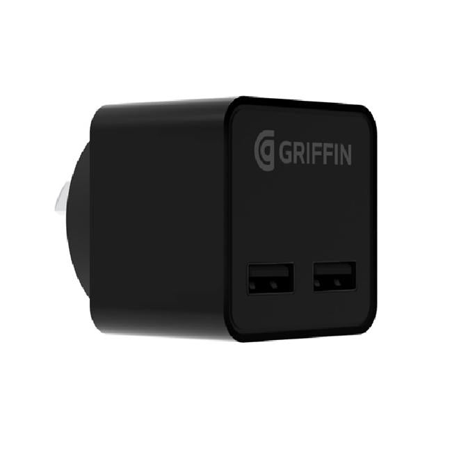 Griffin PowerBlock Dual USB-A 12W and 5W