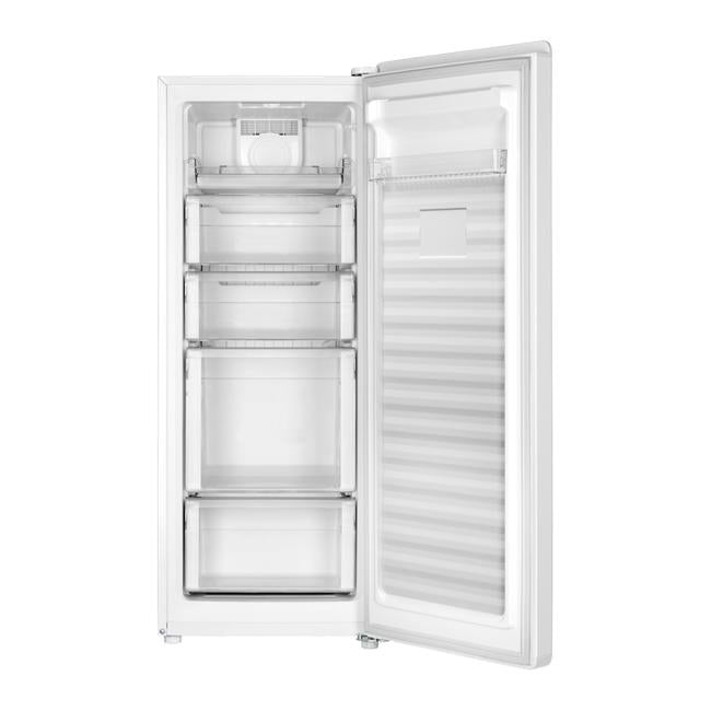 Haier_Vertical_Freezer_door_open_HVF170VW_folders_nz