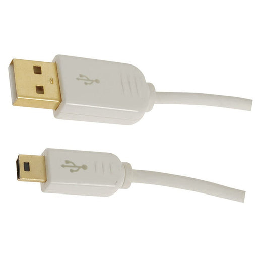 High Quality USB A Male to USB Mini B Male Cable - 2m - Folders