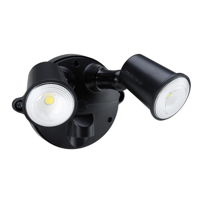 Housewatch 10W Twin LED Exterior Spotlight - Black