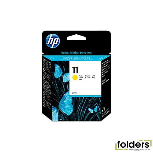 HP #11 Yellow Ink Cartridge C4838A - Folders