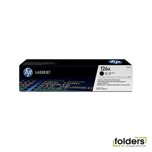 HP #126A Black Toner CE310A - Folders