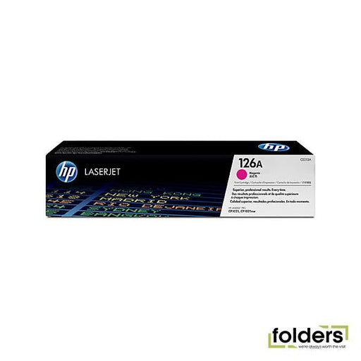 HP #126A Magenta Toner CE313A - Folders