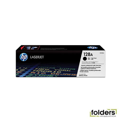 HP #128A Black Toner CE320A - Folders
