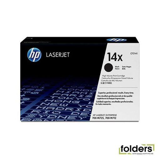 HP #14X Black Toner CF214X - Folders