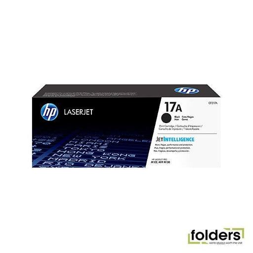 HP #17A Black Toner CF217A - Folders