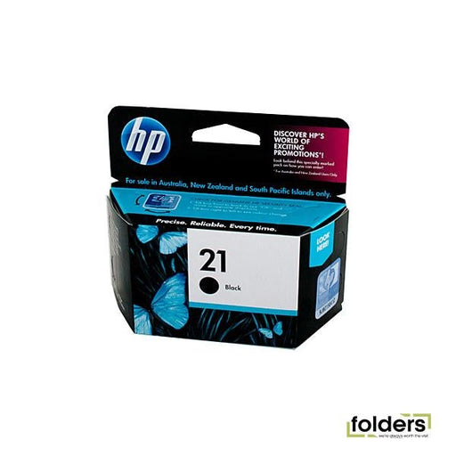 HP #21 Black Ink Cartridge C9351AA - Folders