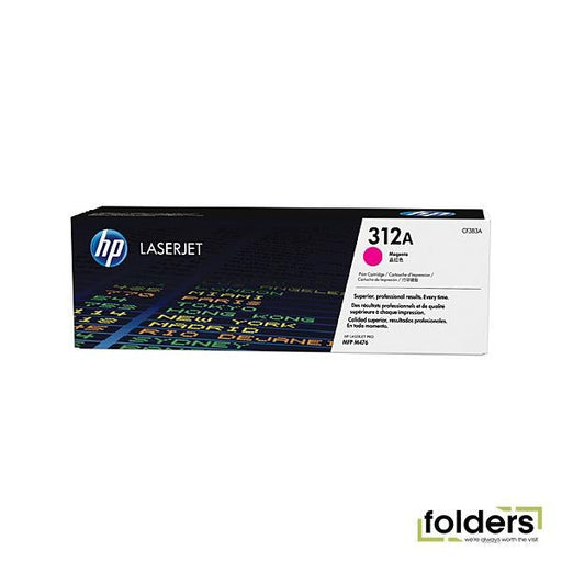 HP #312A Magenta Toner CF383A - Folders