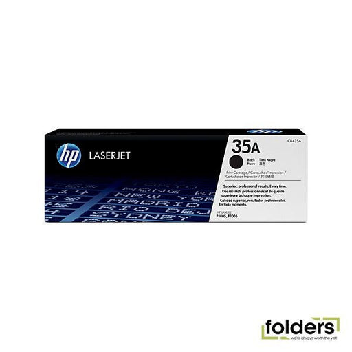 HP #35A Black Toner CB435A - Folders