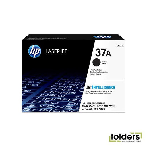 HP #37A Black Toner CF237A - Folders