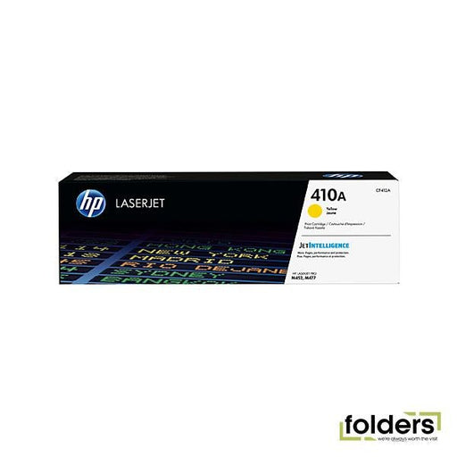 HP #410A Yellow Toner CF412A - Folders